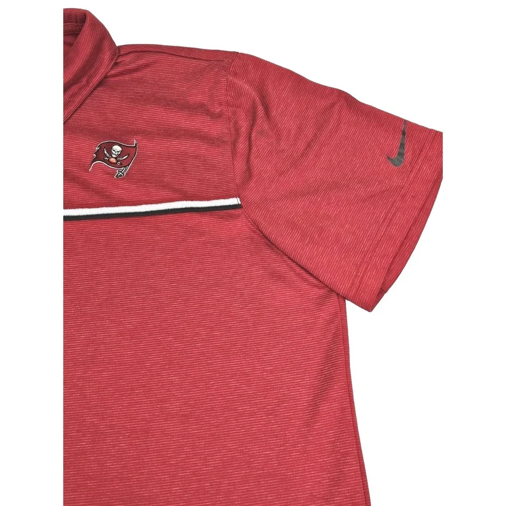 Nike Tampa Bay Buccaneers Dri-Fit On Field Color Dry Polo Shirt Red Men's XL